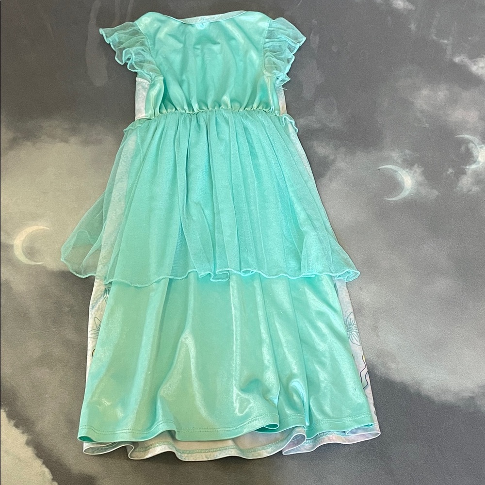 Disney Little Mermaid Aqua and Pink Costume Dress - Picture 6 of 12